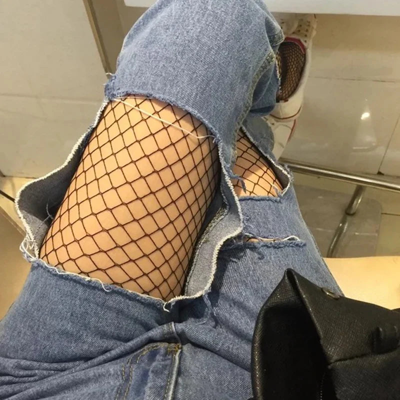 Meia Calça fishnet Paisley